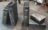 Forged bookends